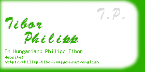 tibor philipp business card